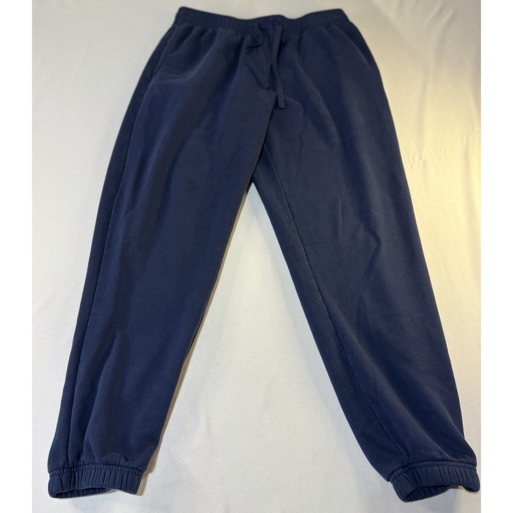 Tek Gear Ultrasoft Men's Medium Blue Fleece Sweatpants‎ Soft Straight